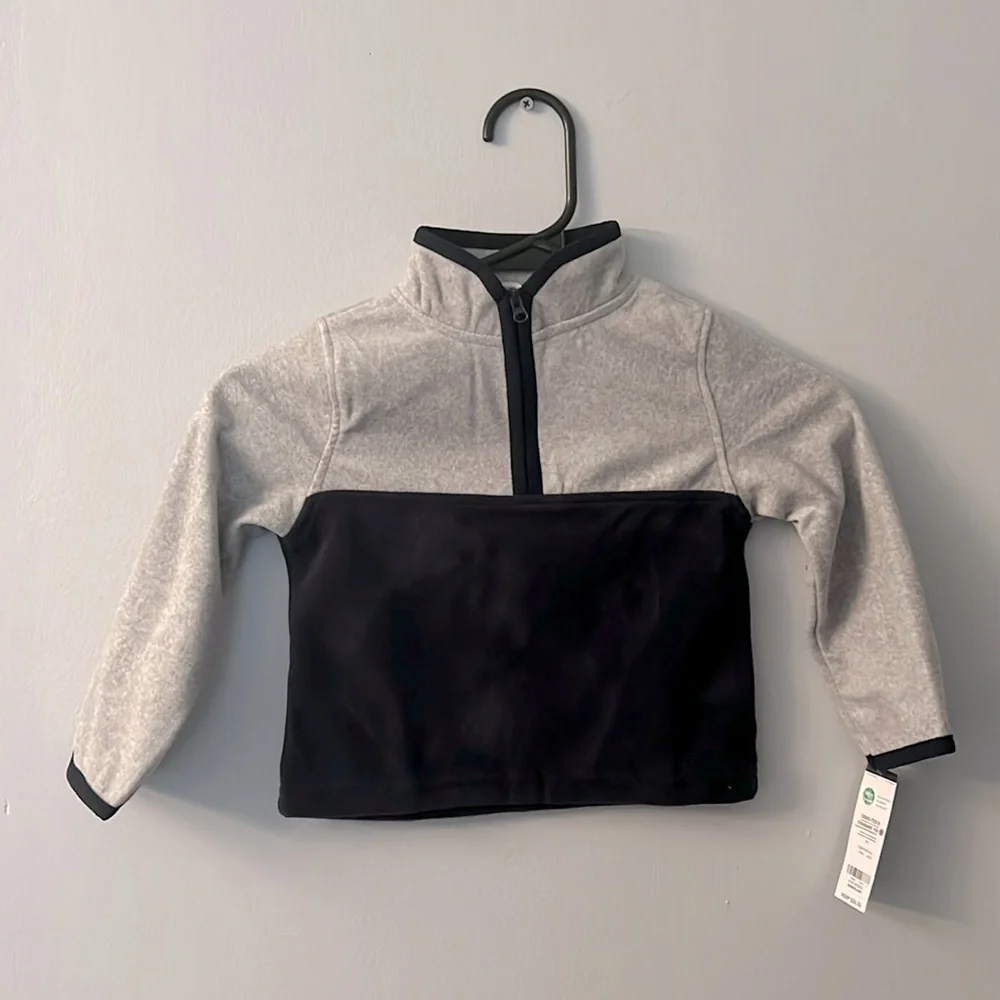 Oshkosh B’gosh Dark Blue & Grey Pullover Top-24months - NWT